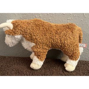 Douglas Tumbleweed BULL Plush Toy Stuffed Animal Brown White